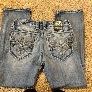 Men’s Rock Revival bootcut jeans. Style-Eckert. 34R